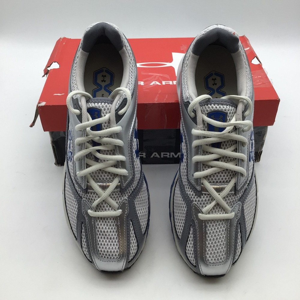 Under Armour UA HOVR Apparition 3027595-105 Mens Shoes Gray‎ Blue Size 8.5 New - Picture 3 of 6